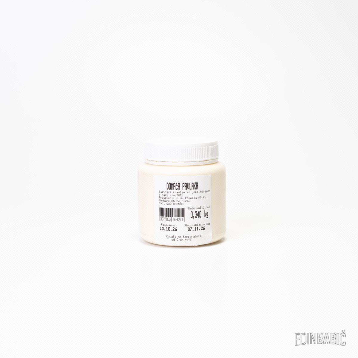 Domaća povlaka Fojnica Milk 340gr