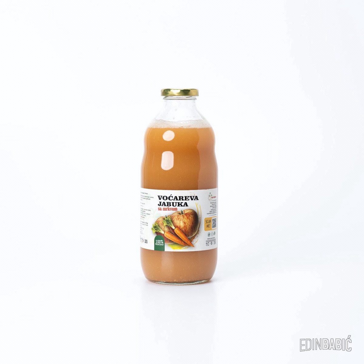 Domaći sok od jabuke i mrkve