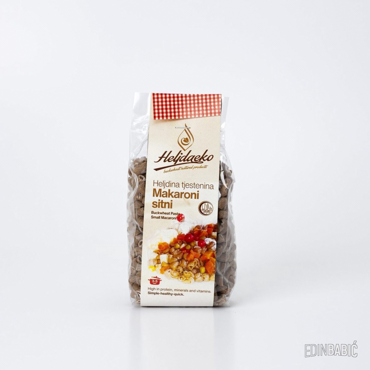 Heljda makaroni Sitni