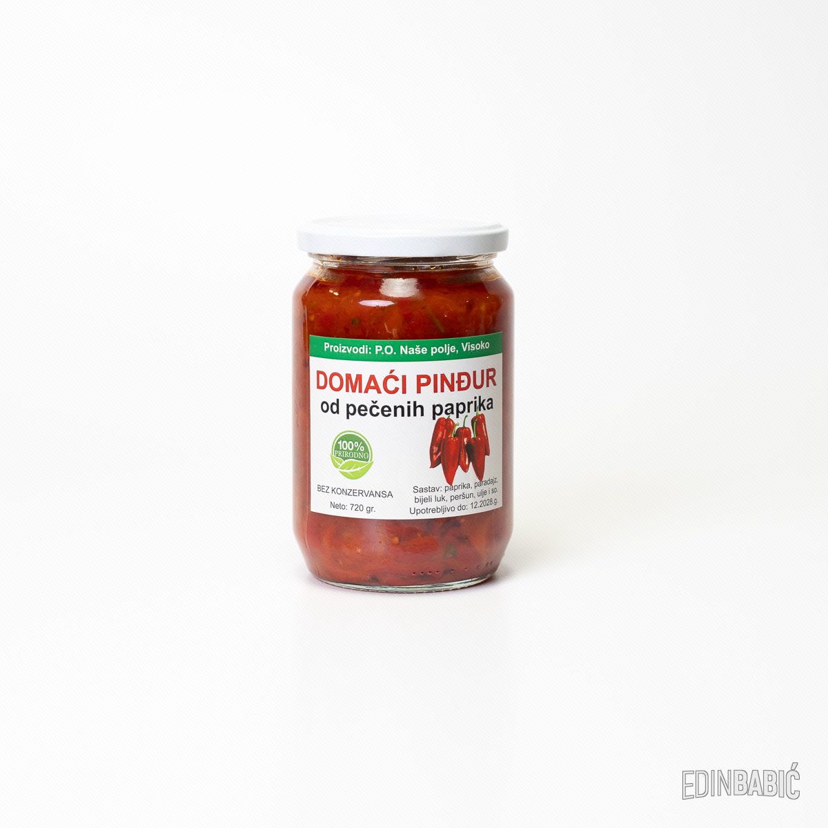 Pinđur od pečenih paprika